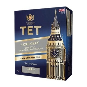 TET Lord Grey čierny čaj s bergamotom 100 x 2 g