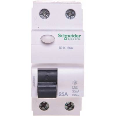 SCHNEIDER Proudový chránič K60 25A 2P 30mA typ A A9Z01225