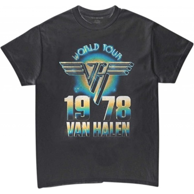Van Halen tričko World Tour '78 čierne