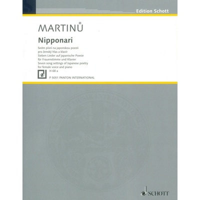 Martinů: Nipponari / ženský hlas a klavír písně na japonskou poezii