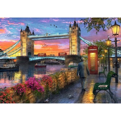 Ravensburger Západ slunce nad Tower Bridge 1000 dílků