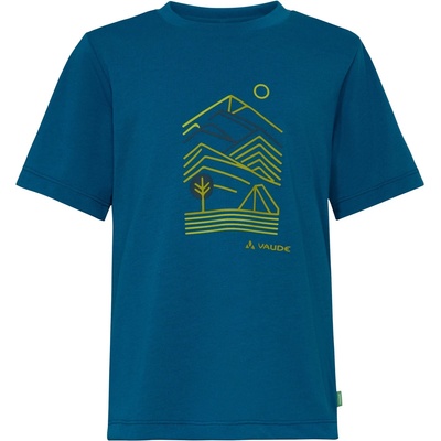 Vaude Детска спортна тениска Vaude Kid's Rokua T-Shirt T-shirt - Shore Blue - размер 104 (EU) (704-5890-0313)
