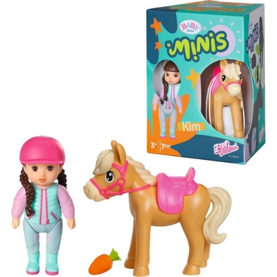 Zapf Creation BABY born Minis Súprava s koníkom a bábikou