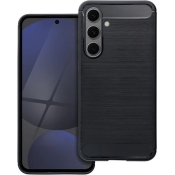 Samsung Силиконов калъф кейс Forcell Carbon за Samsung Galaxy S24 FE, черен