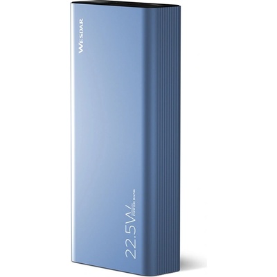 Wesdar Външна батерия S301, 20000 mAh, синя