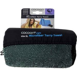 Cocoon Cocoon Terry Light микрофибърна хавлия 150x80cm bamboo green (TTE07-XL) Спален чувал