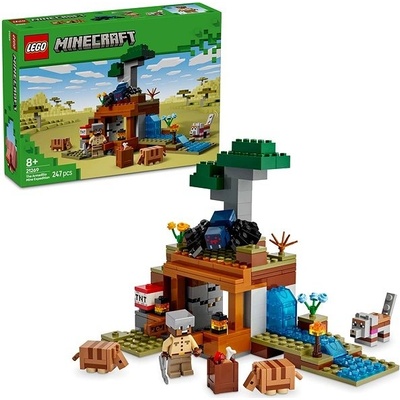 LEGO® Minecraft 21269 Výprava do dolu a pásovec