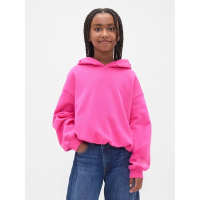 GAP dětská oversize mikina VintageSoft růžová