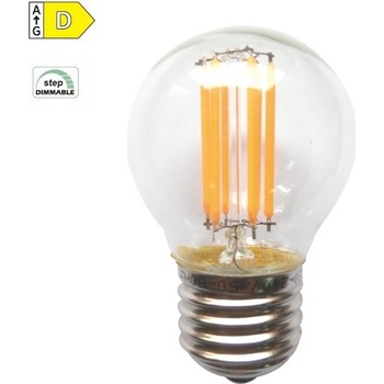 Diolamp LED Mini Globe Filament žárovka čirá P45 4W/230V/E27/2700K/570Lm/360°/Step Dim