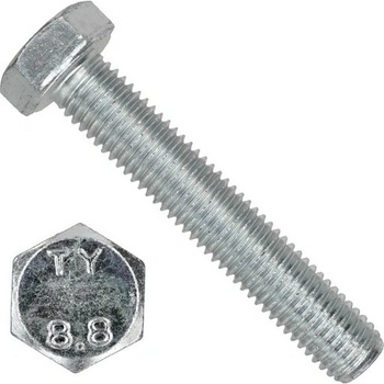 Techmat TM - Skrutka M 8x 80 6HRH Zn8.8 DIN933