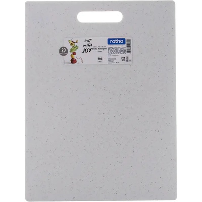 Rotho ДЪСКА ЗА РЯЗАНЕ 36.5 x 27.5 cm granit БЯЛ rotho (7610859192844)