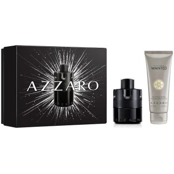 Azzaro The Most Wanted подаръчен комплект: EDT 50 ml + шампоан за коса и тяло Wanted 75 ml за мъже