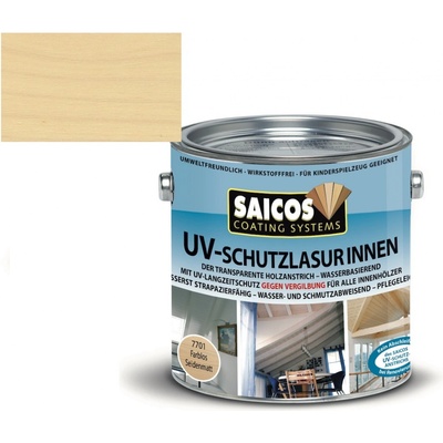 Saicos UV ochranná lazura vnitřní 2,5 l bezbarvá