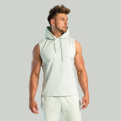 GymBeam STRIX Топ Essential Hoodie Moon Grey XXXL