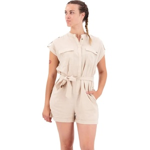 PEPE JEANS Alina short sleeve romper - Beige (Stone)