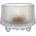 Iittala Свещник Ultima Thule заскрежено стъкло (1024280)