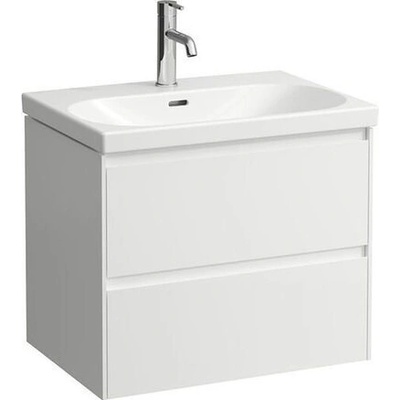 Laufen Lua skříňka s umyvadlem 65x46x56,7 cm, 2x zásuvka, bílá lesk H6020802611042