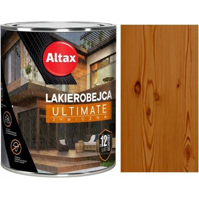 Lazura na dřevo Altax 5 l hnědý satén