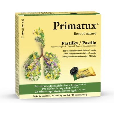 Primatux Pastilky 20 ks