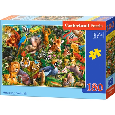 CASTORLAND Úžasná zvířata 180 dílků