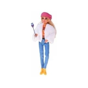 Jokomisiada Fashionable Anlily influencer doll winter outfit fur accessories ZA5701