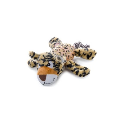 JK ANIMALS plyšová pískací hračka Levhart, 30 cm