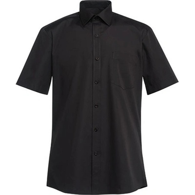 Brook Taverner pánská košile s krátkým rukávem BR691 black