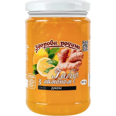 Zdorova Rodina Zázvorovo-citronový džem 350g