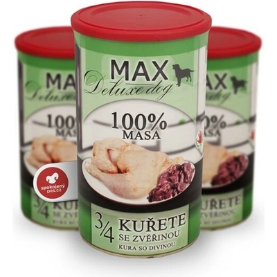 Sokol Falco MAX deluxe 3/4 kurčaťa so zverinou 1200 g