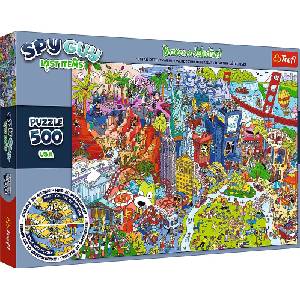 Trefl Пъзел Trefl от 500 части - Spy Guy, САЩ (37480)