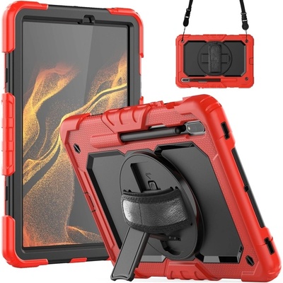 Vsetkonamobil 63287 SOLID 360 Odolný kryt pre Samsung Galaxy Tab S8 červený