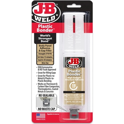 J-B WELD 50133 silné flexibilné lepidlo na plasty PlasticBonder Tan 25 ml