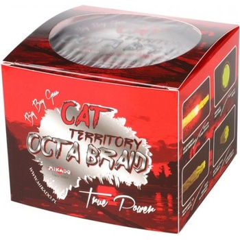 Mikado šnúra Cat Territory Octa Braid žltá 300m 0,60mm 51,8kg