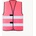 Korntex hi-vis kxvw wolfsburg basic / Светоотразителна жилетка - неоново розова l (76kxvw08703)