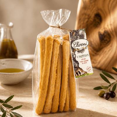 Chironi Grissini Classici talianske chrumkavé tyčinky s extra panenským olivovým olejom 250 g