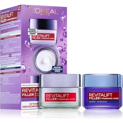 L'Oréal Revitalift Filler дневен и нощен крем против бръчки с хиалуронова киселина
