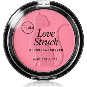 J. Cat Beauty Love Struck бронзираща пудра и руж цвят 107 Lovey Dovey 7.5 гр