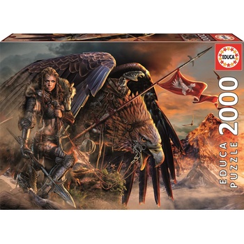 Educa Пъзел Educa - Орел ездач, 2000 части (EDU19277)