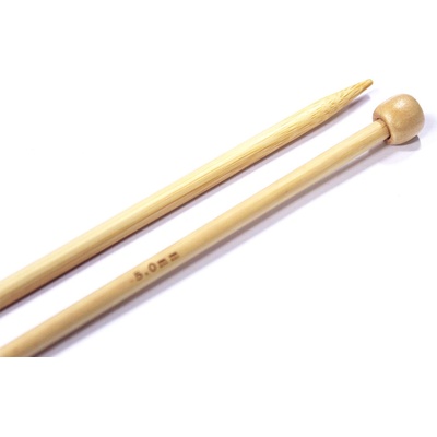 Koh-I-Noor Jehlice bambusové 5.0mm 35cm pletací
