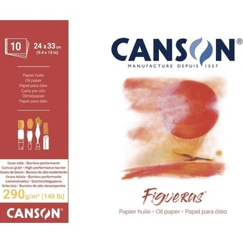 Canson Pad Glued On Short Side Figueras Скицник 33 x 24 cm 290 g (C200857221)