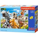 Castorland Пъзел Castorland от 260 части - Селфи с животни (В-27552-1) - ozone