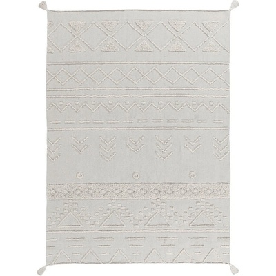 Lorena Canals Бял ръчно изработен памучен килим подходящ за пране 200x300 cm Tribu Natural - Lorena Canals (C-TRIBU-NAT-XL)
