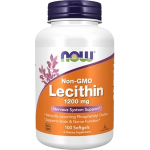 NOW Lecithin / Soy 1200 mg [100 Гел капсули]