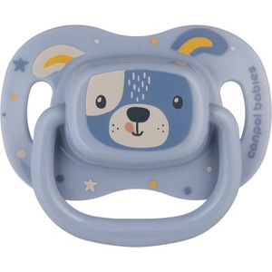 Canpol Силиконова симетрична залъгалка Canpol - Cute Animals, 6-18 м, синя (34/925_blu) - ozone