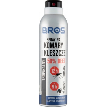 Bros spray proti komárom a kliešťom 50% DEET 180 ml
