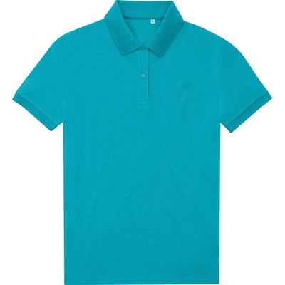 B&C My Eco Polo 65/35 /women Dámske piqué polo modrá pop turquoise