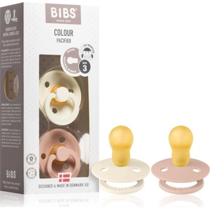 BIBS Colour Symmetrical 18+ months биберон Ivory / Blush 2 бр