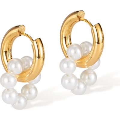 Mabell Dámské náušnice z chirurgické oceli MAGDALENA CZ221GE1006C45