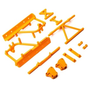 Axial Аксиални подпори на рамката, легла за батерия оранжеви: rbx10