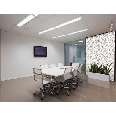 DIMEX ART Луксозна флизелинова тапета розова детелина с лавандула